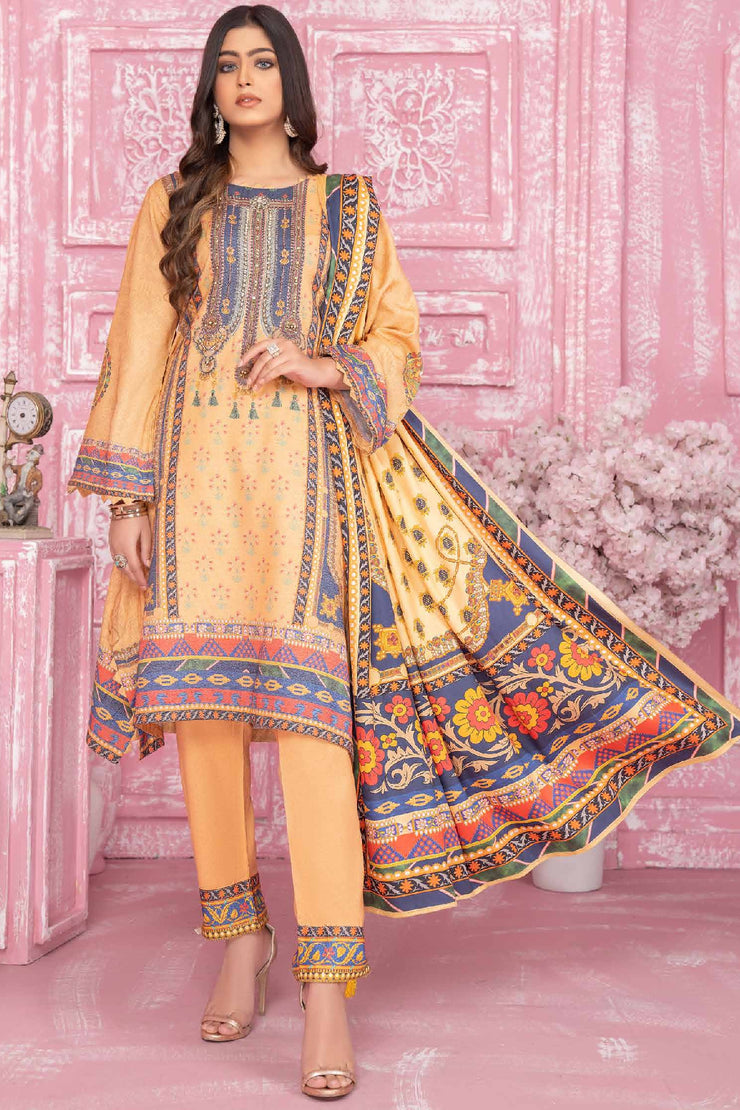 Readymade Winter Salwar Kameez-Winter Dhanak-Imhal ZDHA:01-Rivaaj Winter Sale-3