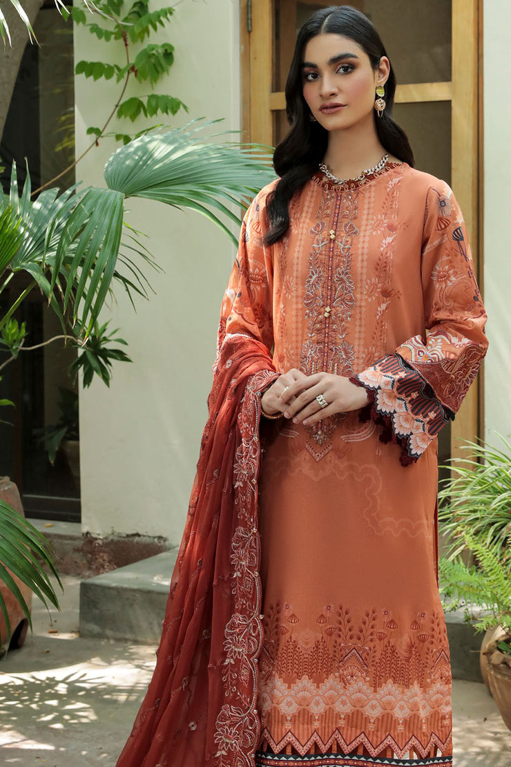 Farasha Embroidered Lawn V2 - FL-10