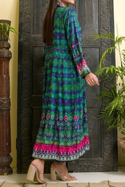 Rafia Seasonal Kurti - DPLK45