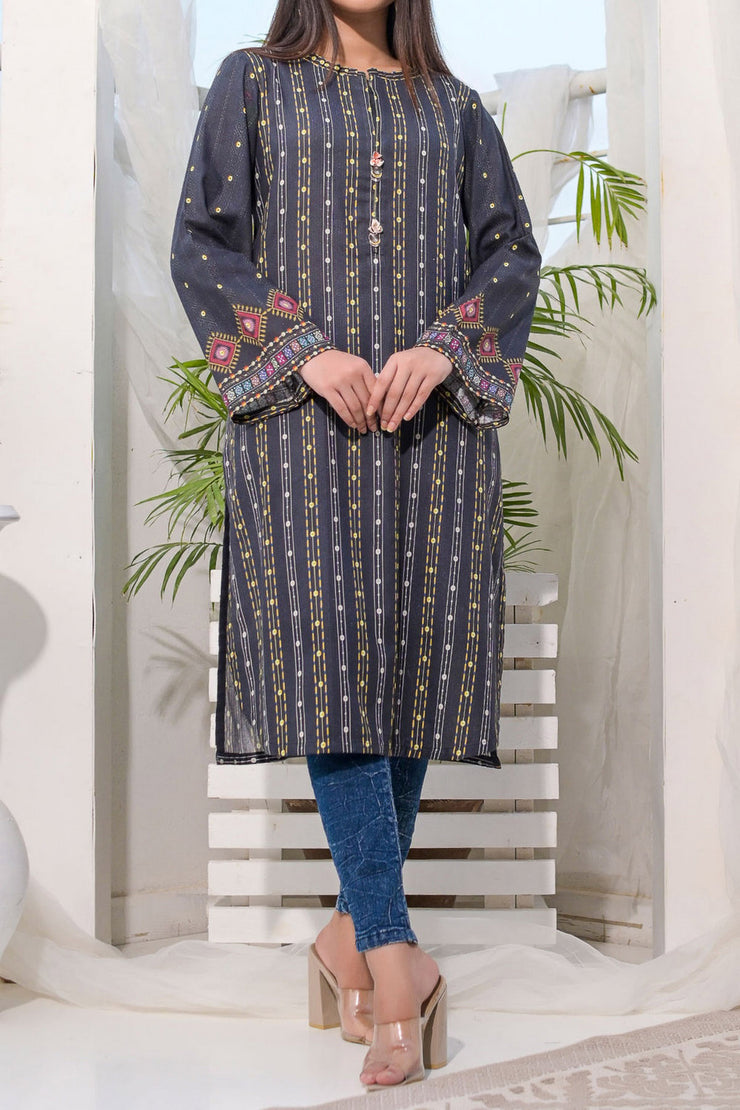 Rafia Khaddar Kurti - DPKHK28