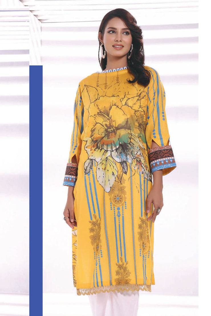 Raqsam Lawn Kurti - Lehar - RDK012