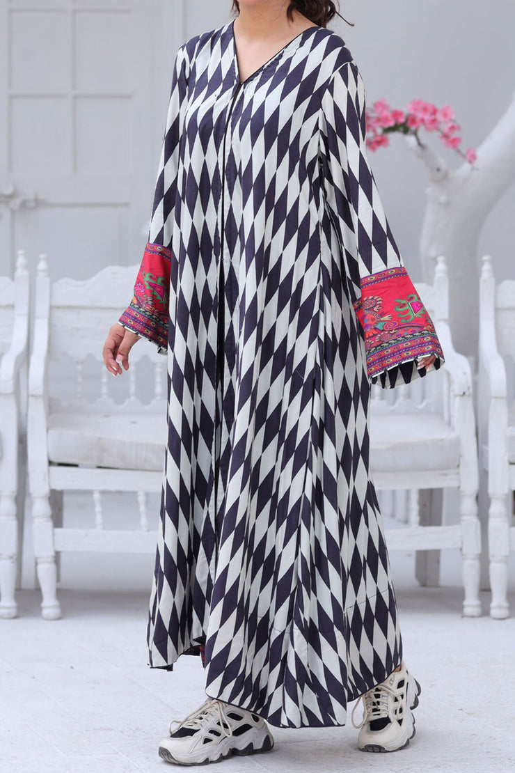 Rafia Seasonal Kurti - DPLK27